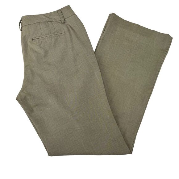 New York Company Size 6 Tan Pants Stretch Career Dress Bootcut Mid Rise - Picture 2 of 10